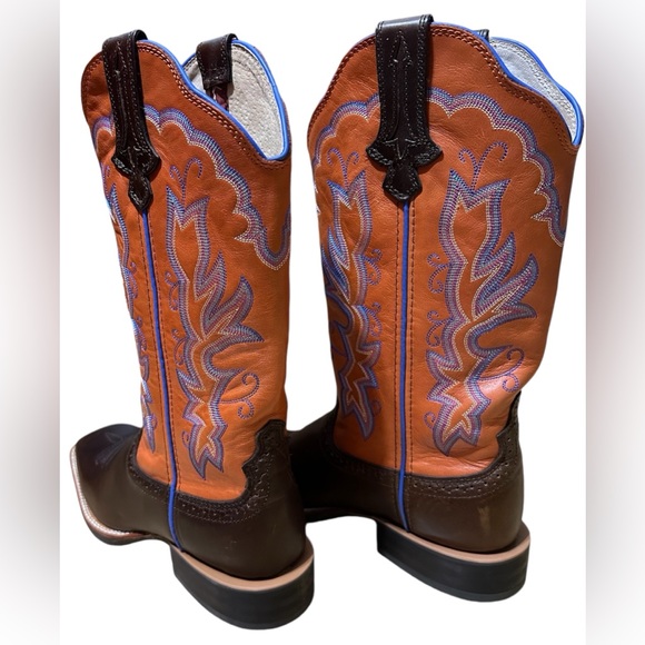 Twisted X Women’s Boot Orange Ruff Stock Size 8 Brand New - Picture 11 of 15